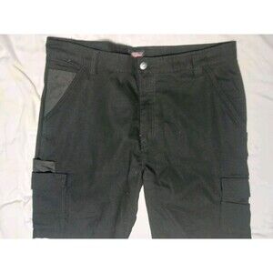 Dickies Work Shorts Black Denim Size 36 Mens